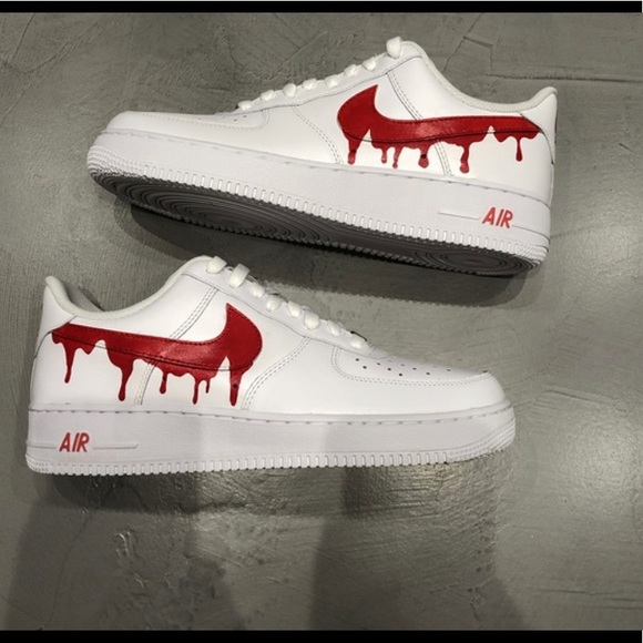nike air force 1 blood drip